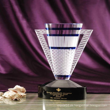 Nuevo diseño Crystal Award con promoción de venta Glass Shape Awards